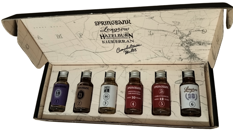 Sampleset 5x2cl Springbank + Longrow + Kilkerran 
