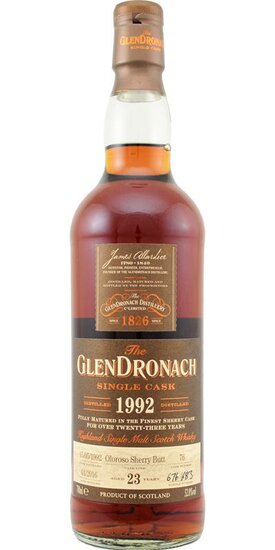 Glendronach 23Y Single Cask 1992 52.0%