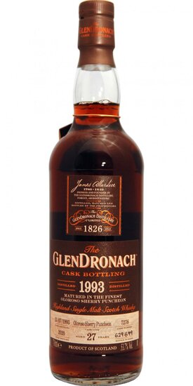 Glendronach 1993 27Y Cask Bottling 53.7%