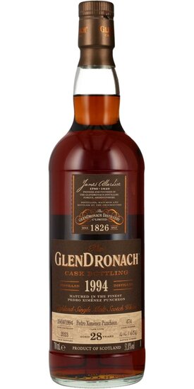 Glendronach 1994 28Y Cask Bottling 51.8%