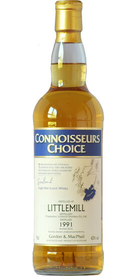 Littlemill 19Y 1991 Gordon & MacPhail 43.0% 