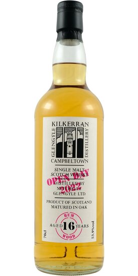 Kilkerran 16Y Rum Wood Open Day 2022 53.9 %