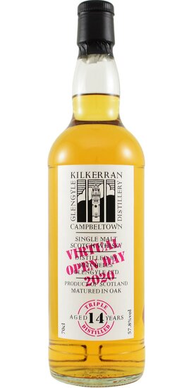 Kilkerran 14Y Refill Bourbon Open Day 2020 57.8%