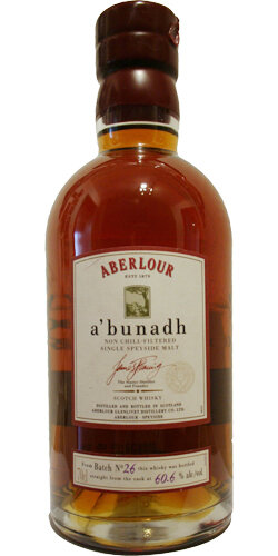 Aberlour A'bunadh batch 26 2008 60.6%