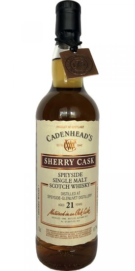 Speyside Distillery 21Y Sherry 1996 Wood Range Cadenhead's 61.7%