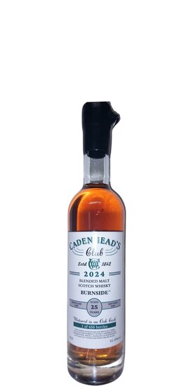 Burnside 25Y Bourbon 1998 Cadenhead's Club 51.2% 350ml
