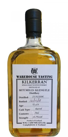 Kilkerran 12Y 2006 Warehouse Tasting Cadenhead's 53.7%