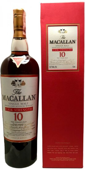Macallan 10Y Cask Strength 58.7% 1L