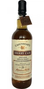 Speyside Distillery 21Y Sherry 1996 Wood Range Cadenhead's 61.7% fles