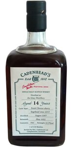 An Islay Distillery 14Y Campbeltown festival 2022 Cadenhead's 52.9% fles