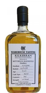 Kilkerran 12Y 2006 Warehouse Tasting Cadenhead's 53.7% fles